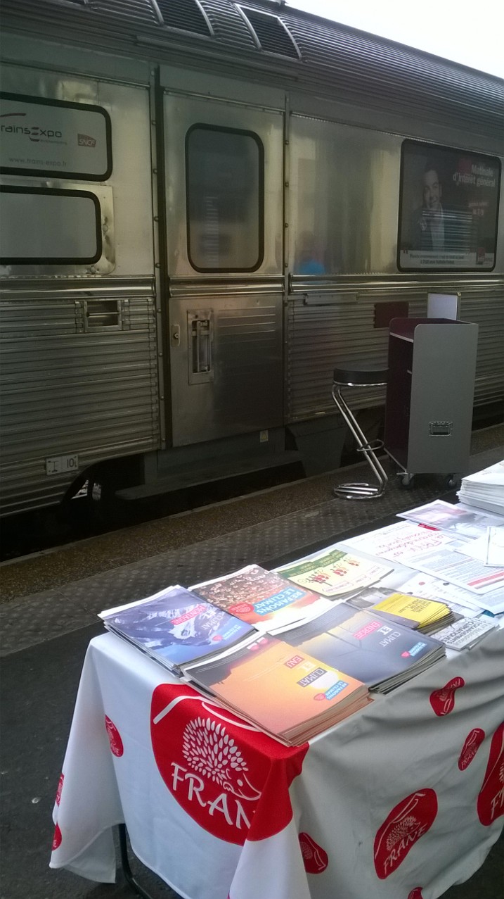 La FRANE au Train du Climat - octobre 2015 - Clermont-Fd